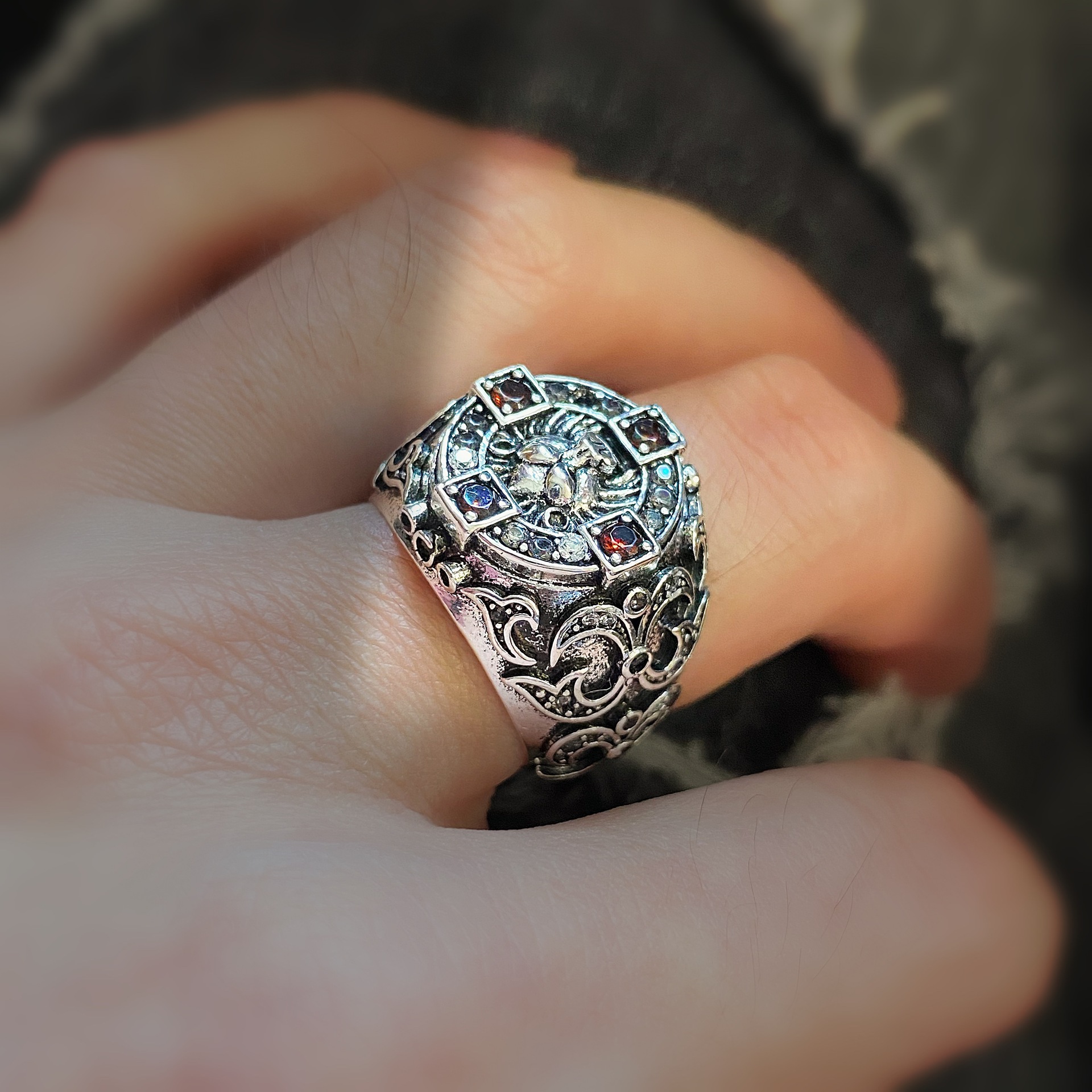 5万个更多男士银戒指时尚厂家男士银戒指时尚品牌时尚霸气男士项链