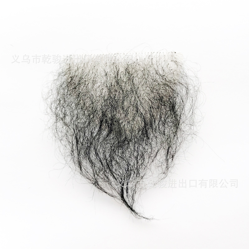 真发手织假阴毛贴仿真私处体毛贴假阴毛贴隐形透气自然逼真阴毛贴