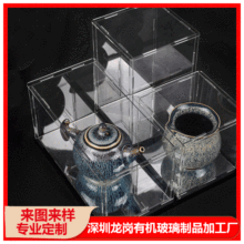 可拆卸透明亚克力家具用品展示盒 水晶展示工艺品收纳盒 亚格力盒