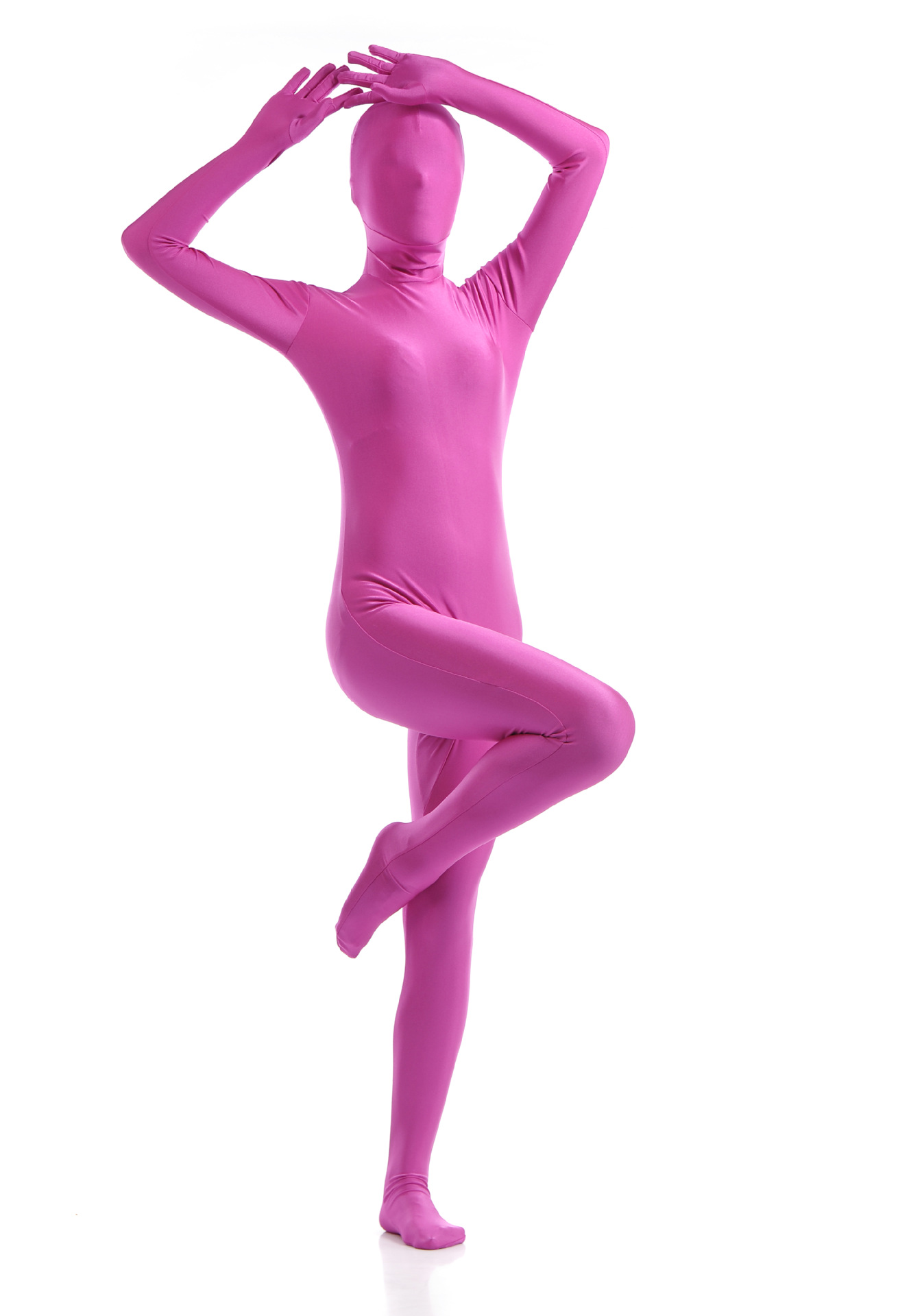 zentai全包紧身衣纯色变装体操服舞台演出服动漫服装连体衣塑身衣