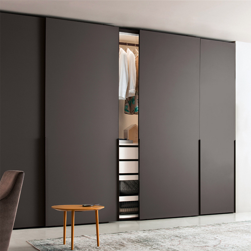 广州花都卧室整体衣柜定制现代简约推拉门衣帽间定做衣橱全屋家具