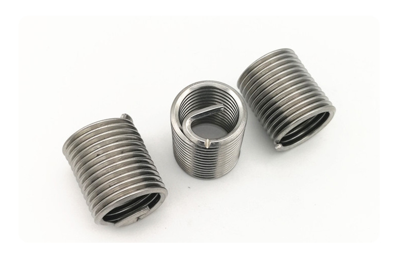 304不锈钢钢丝螺套m14m16m18弹簧螺纹保护套细牙中牙修护自攻牙套