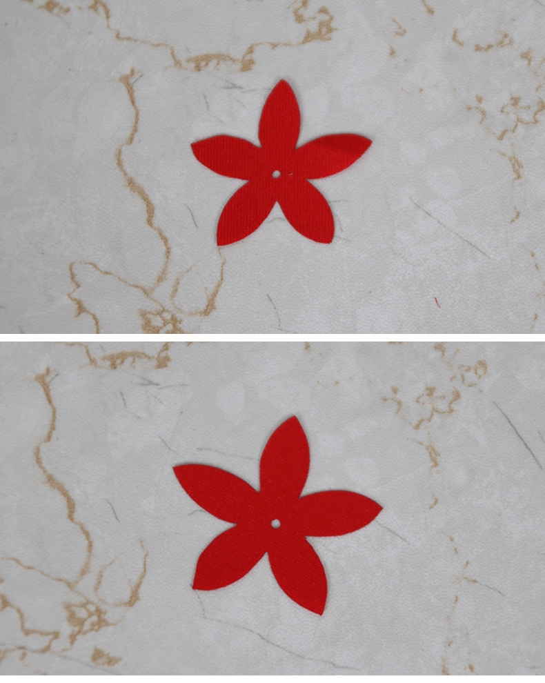 婚纱装饰花布贴辅料女装配件包diy服装手缝刺绣五角花片可定制