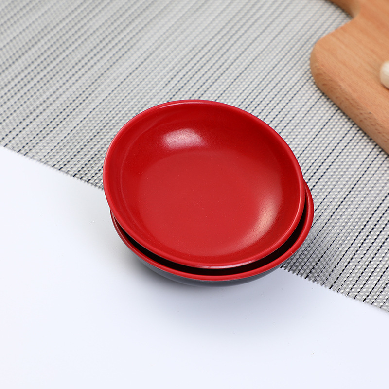 One Yuan Running Jianghu Stall New Product Two-Color Bowl Plate Two-Color Dish Two-Color Tableware