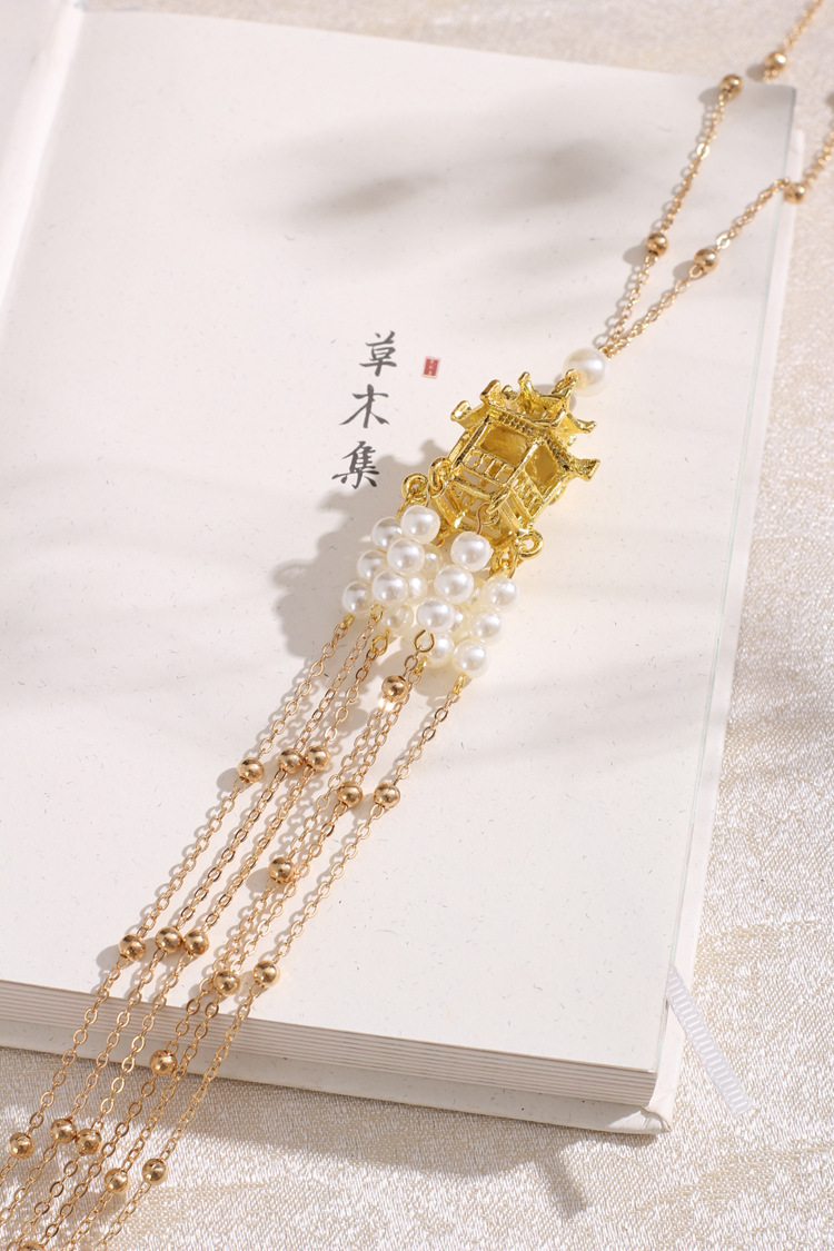 古风汉服配饰会发光可打开禁步腰饰腰配汉服古装流苏挂坠饰品压襟