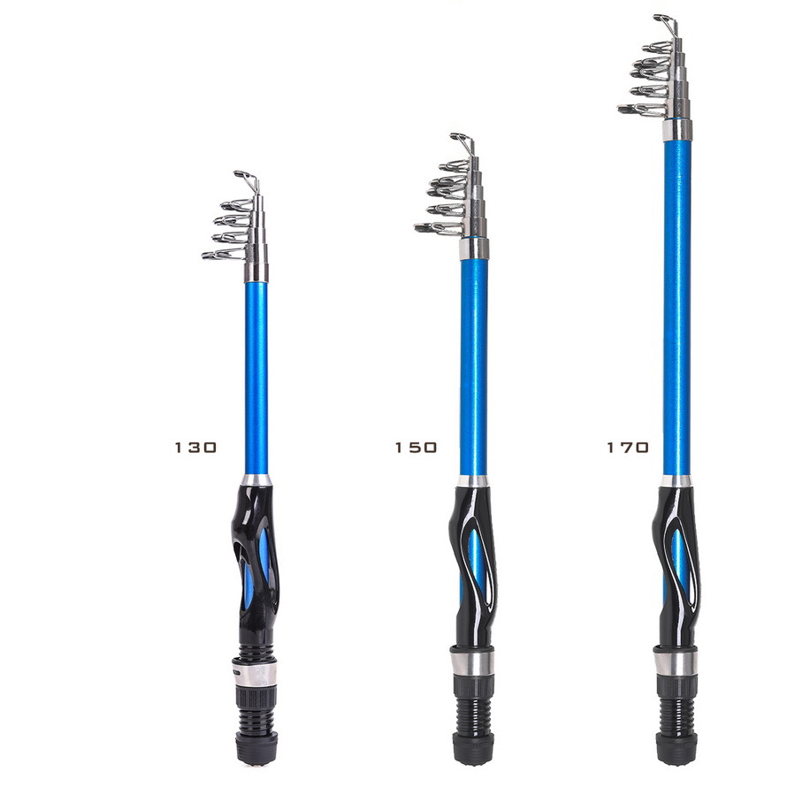 28022 LEO/ Leou [Blue Snake Handle Small Fishing Rod] Mini Path Asian Fishing Gear Wholesale Cross-border pic 4