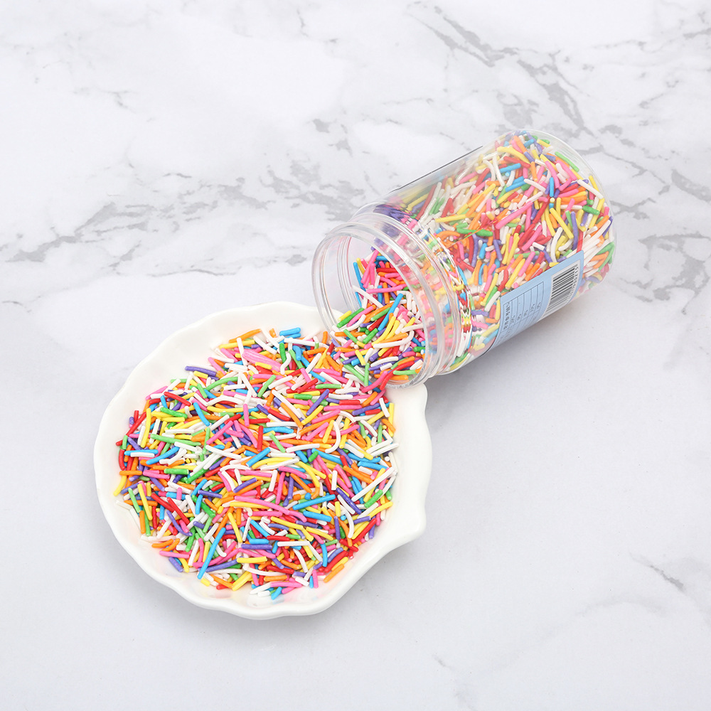 生日蛋糕装饰彩色金色银色彩针糖珠糖果珍珠糖冰淇淋烘焙甜品摆件