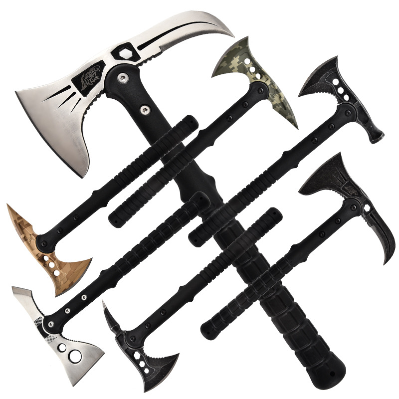 多功能求生战术斧 户外斧头 野外装备战斧 消防斧头 工兵开山斧