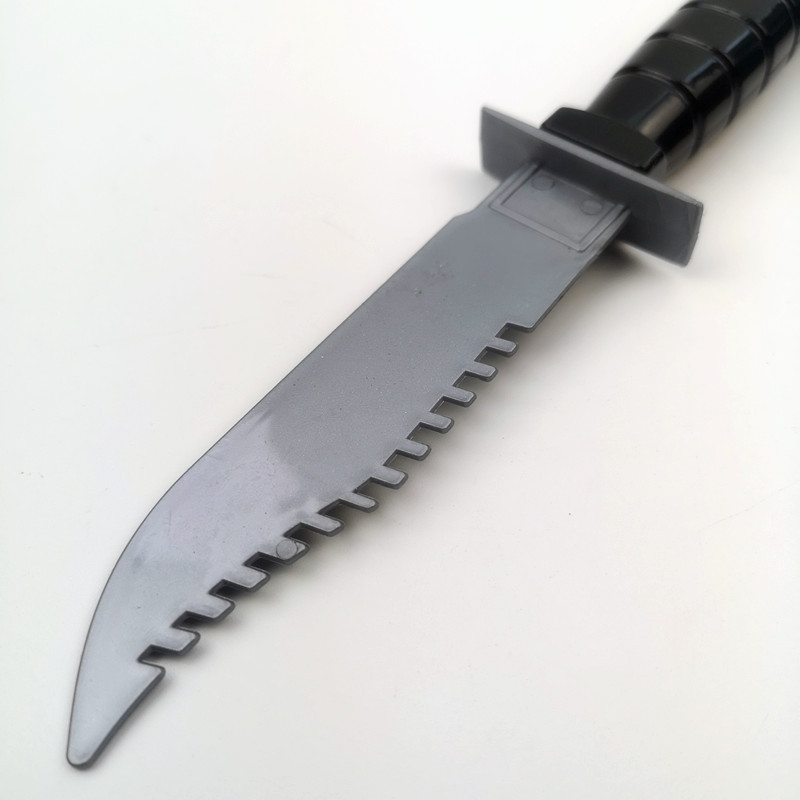 厂家直销万圣节塑料血刀吸血鬼恶搞血刀派对仿真匕首万圣节道具