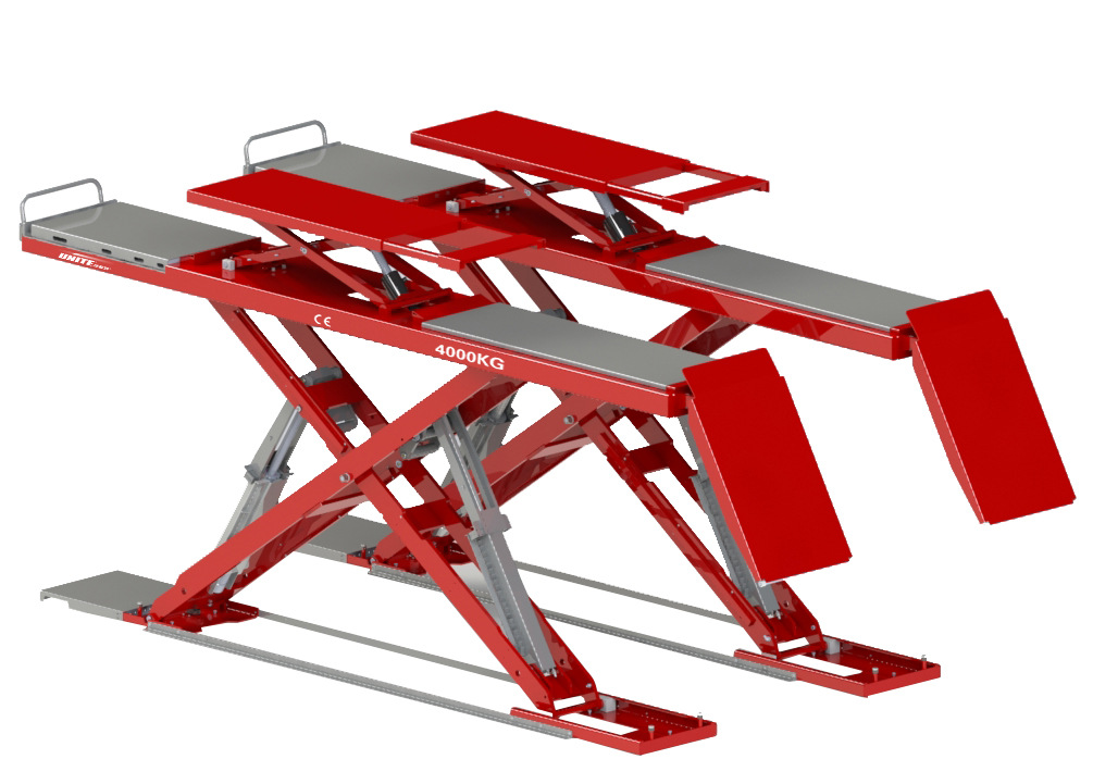 优耐特us40aus40ac超薄字母四轮定位大剪举升机suv专用举升机