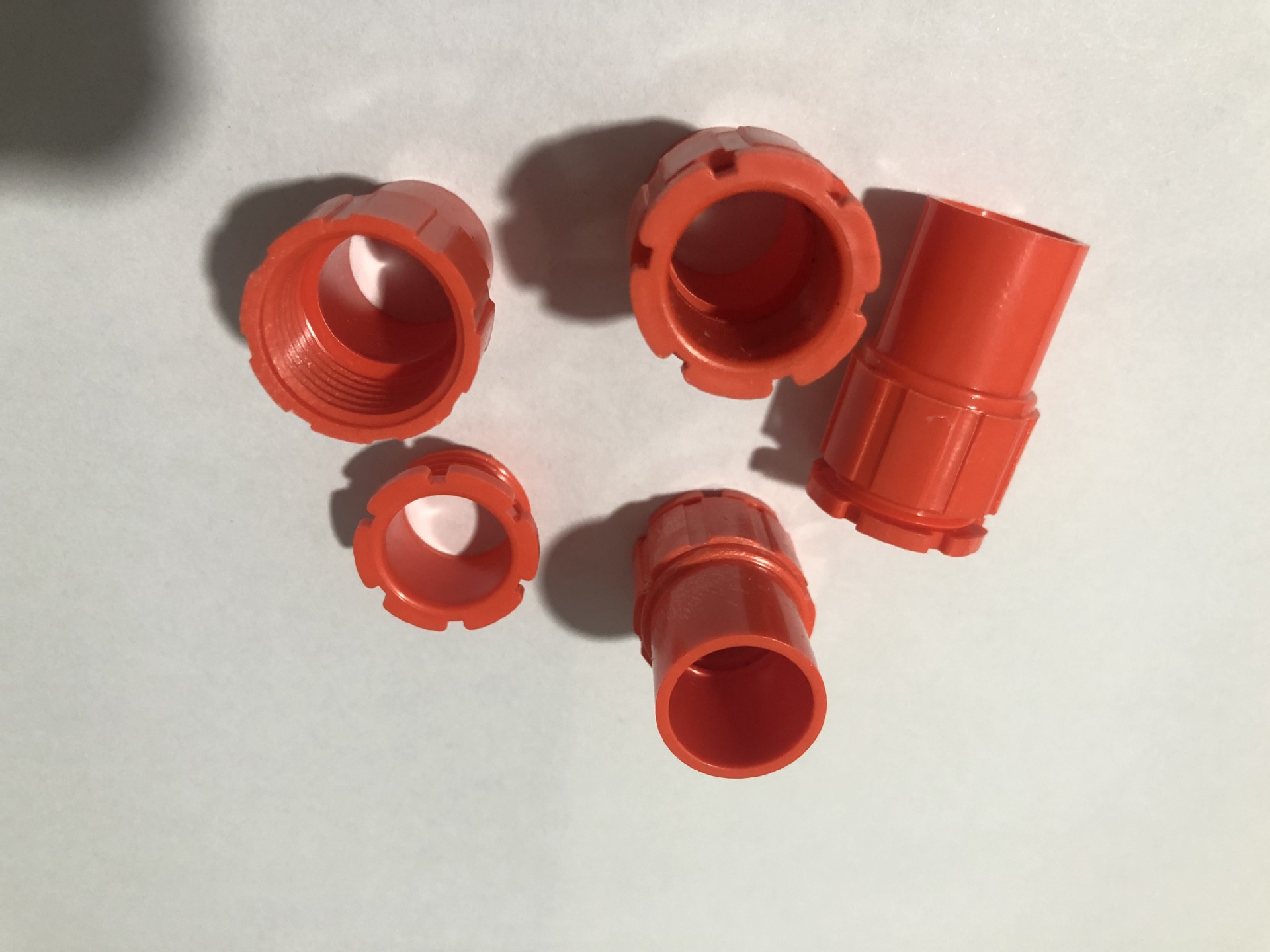 锁母锁扣加长型线盒锁母pvc塑料锁母