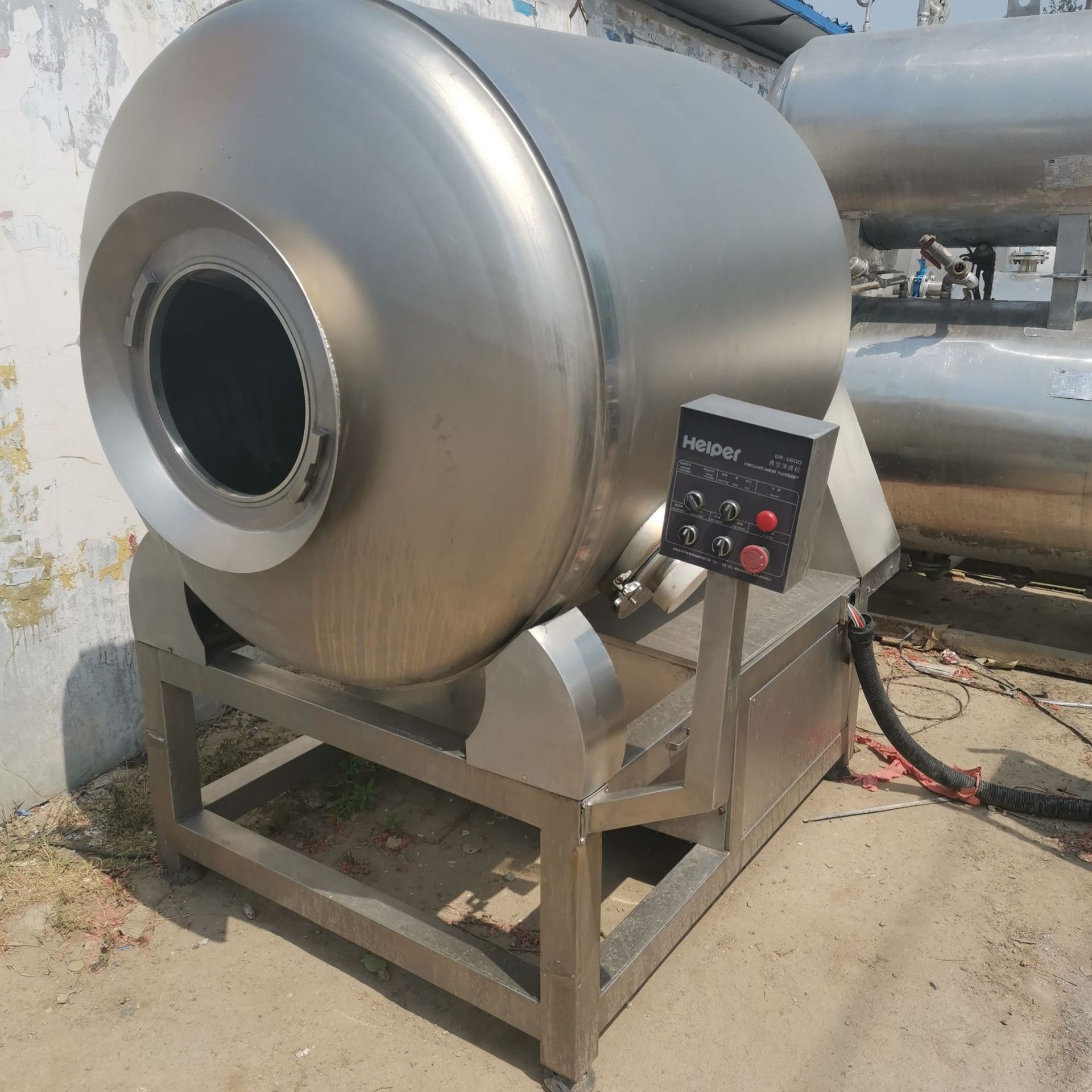 出售二手gr-1600真空滚机 商用肉制品腌制机肉制品加工真空滚揉机