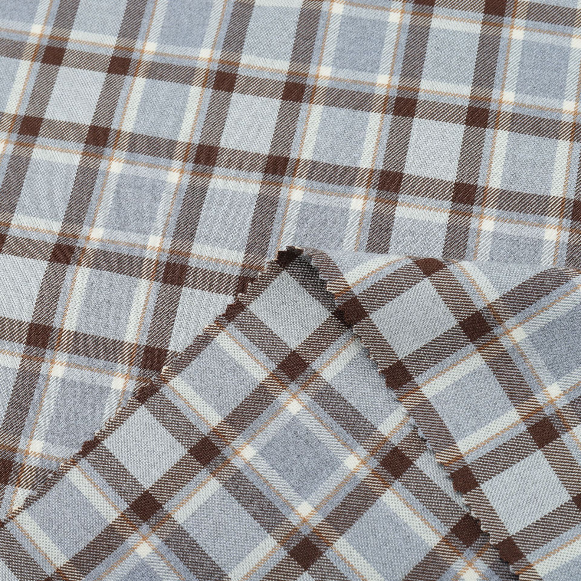 tr色织斜纹格子布日系jk制服蝴蝶领结百褶短裙服装面料新款现货