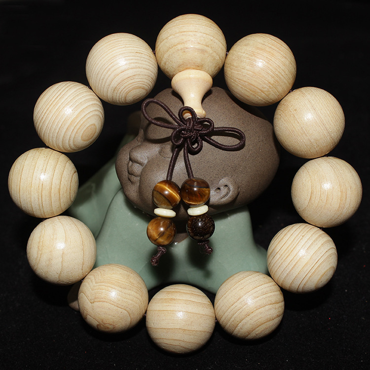 云缘供应 香柏木20mm12颗手串佛珠手链 香味宜人