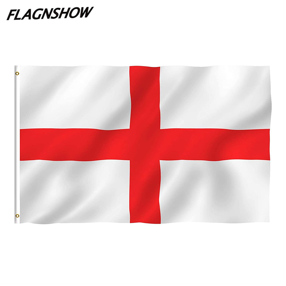 english national flags 英格兰国旗90x150cm丝印涤纶材质铜扣