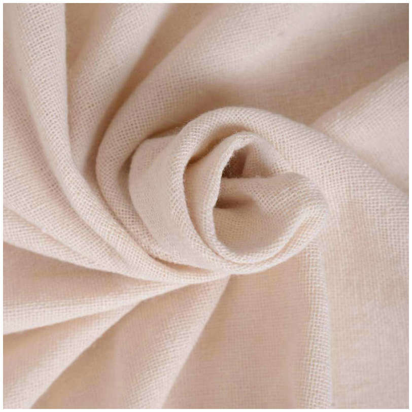 纯棉白坯布10支 口袋布里布鞋里布衬布面料普梳服装立裁布定制