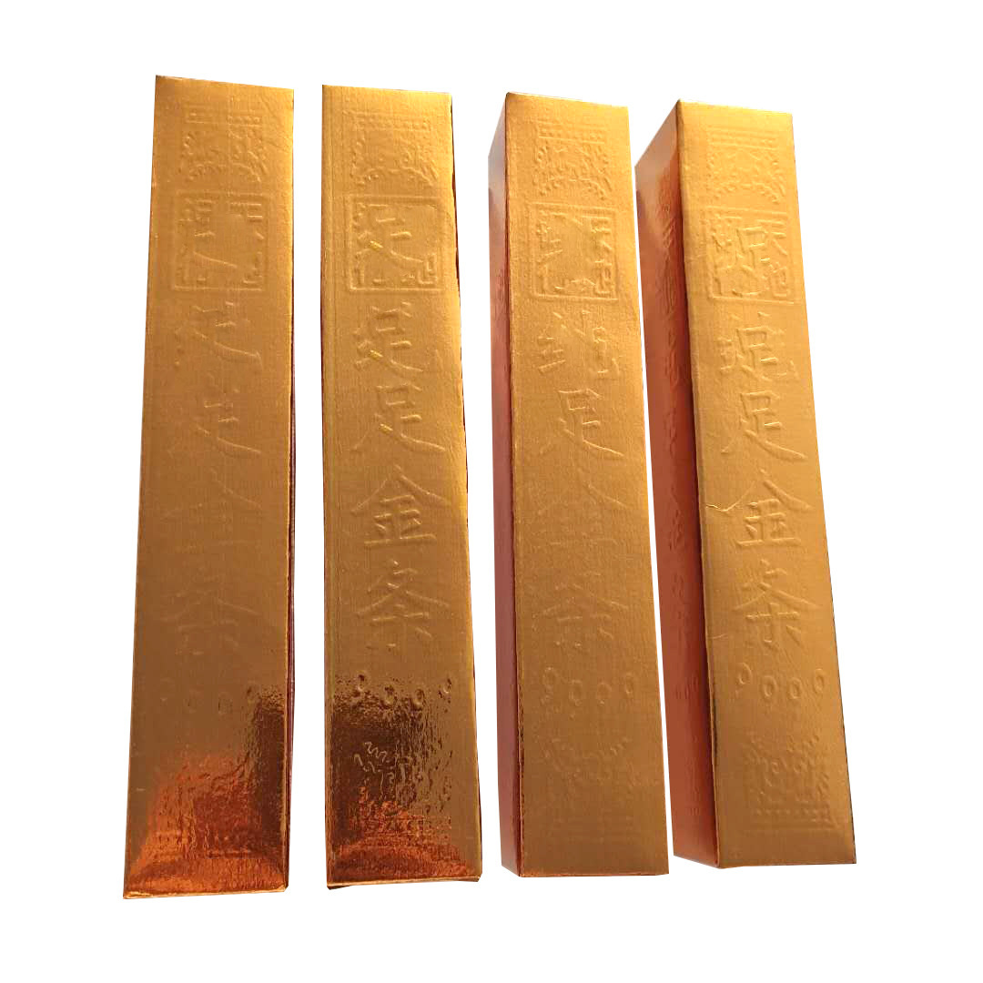 批发纸活金条 半成品折叠金条 清明用祭祀烧纸免粘纸