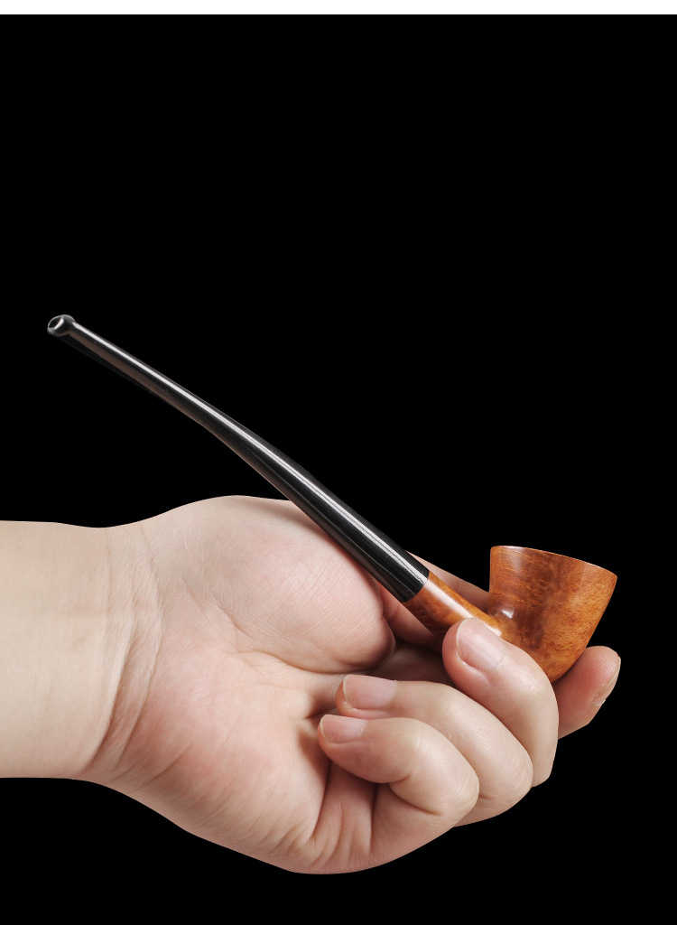 烟斗实木男士烟丝旱烟专用石楠木手工大锅烟斗烟锅老式滤芯烟斗