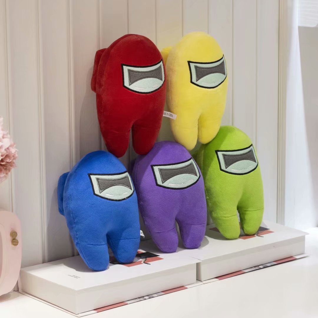 跨境热卖动漫玩偶卡通游戏周边among us公仔挂件毛绒玩具玩偶定制