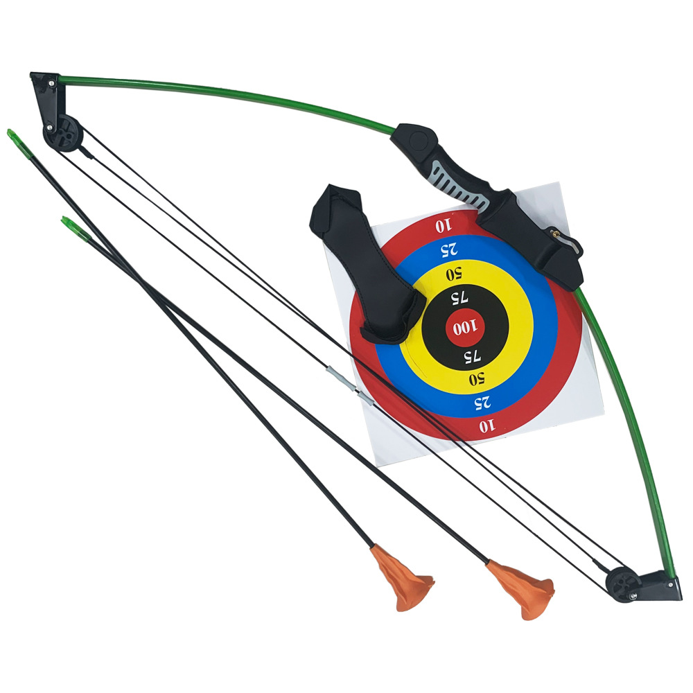 co2儿童复合弓箭套装学生景区射箭器材装备批发cs吸盘箭运动练习