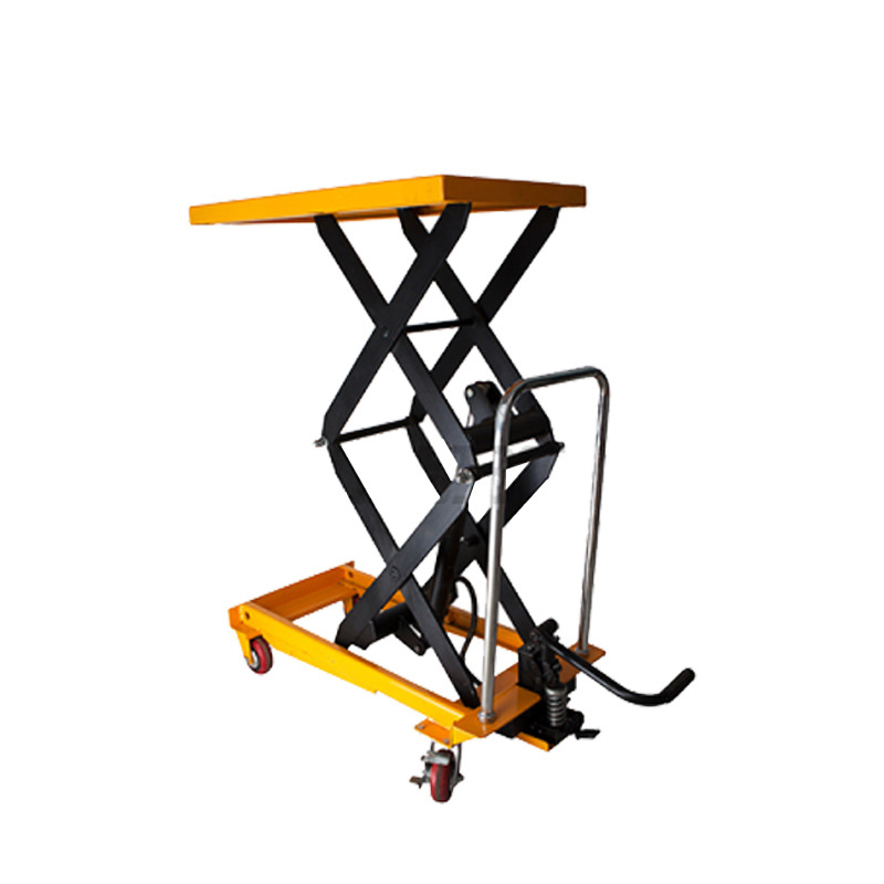 手动液压平台车小推车手动小升降平台升降平板车作业平台