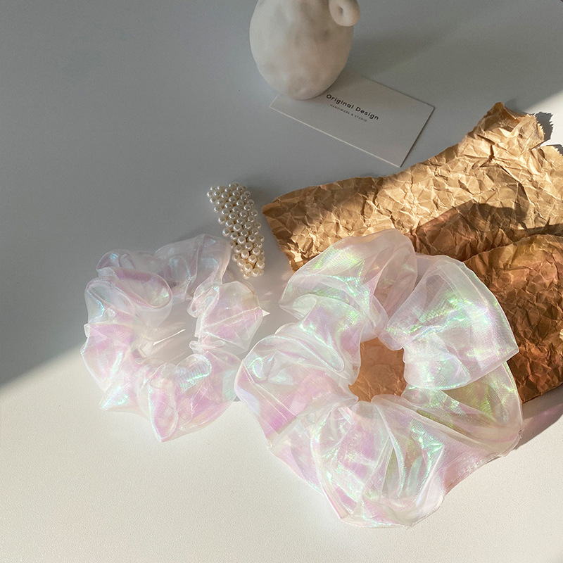 人鱼姬大肠发圈韩国ins网红同款少女简约高级感气质仙女发饰发绳