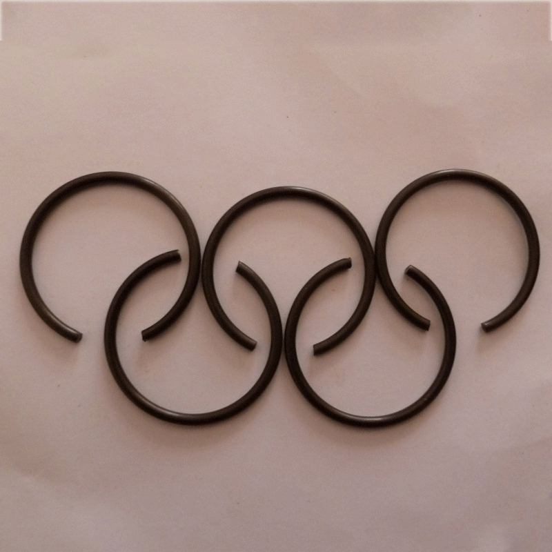 1孔用钢丝挡圈钢丝卡簧 c型卡簧定制扁线钢丝卡簧