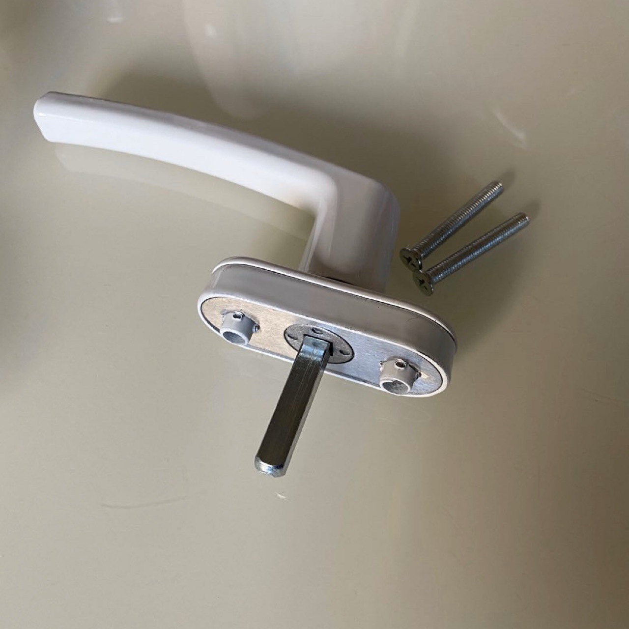 塑钢门窗传动执手 内开窗户把手 全金属推拉门窗转动多点拉手锁柄