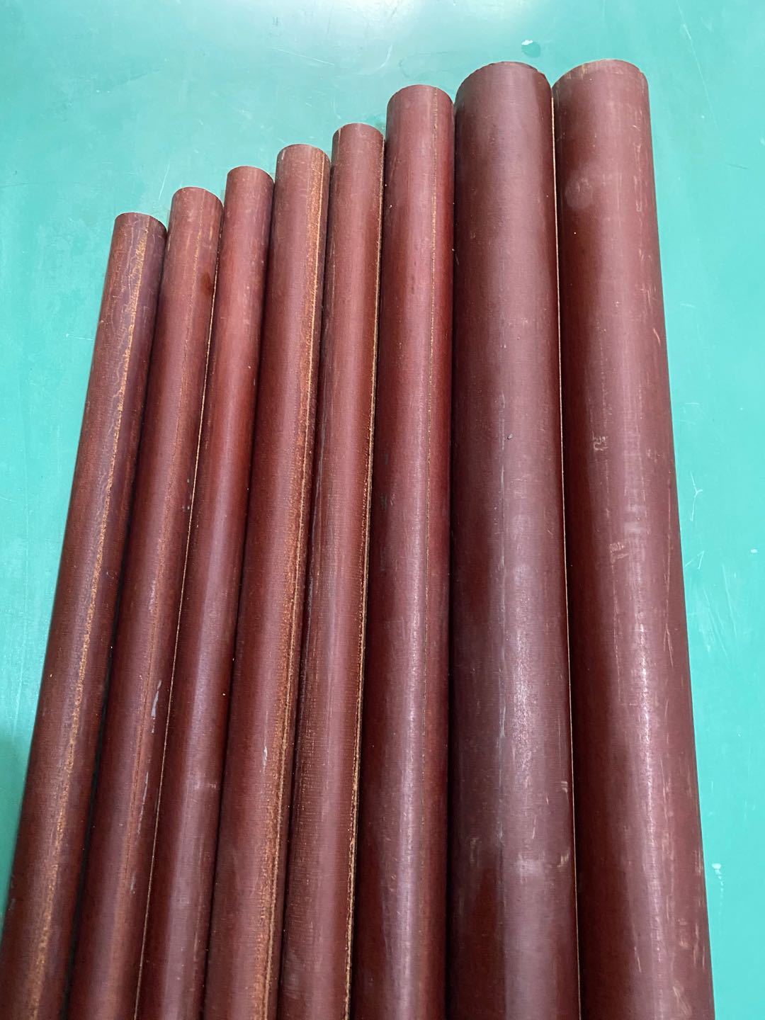 厂家供应圆柱胶木棒电木棒 咖啡色绝缘棒酚醛层压布棒加工定制