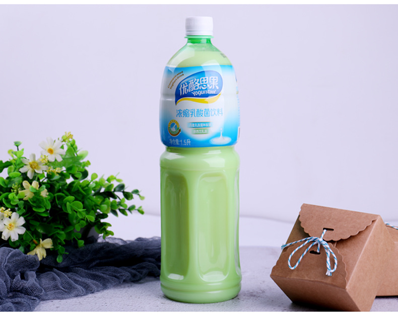台湾优酪思果1.5l乳酸菌饮料奶茶厨房餐厅用烘焙可尔必思饮料原味