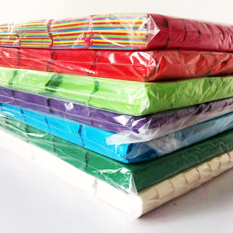 厂家直销婚礼派对舞会固色阻燃彩色长方形纸片5x2cm出口标准一手