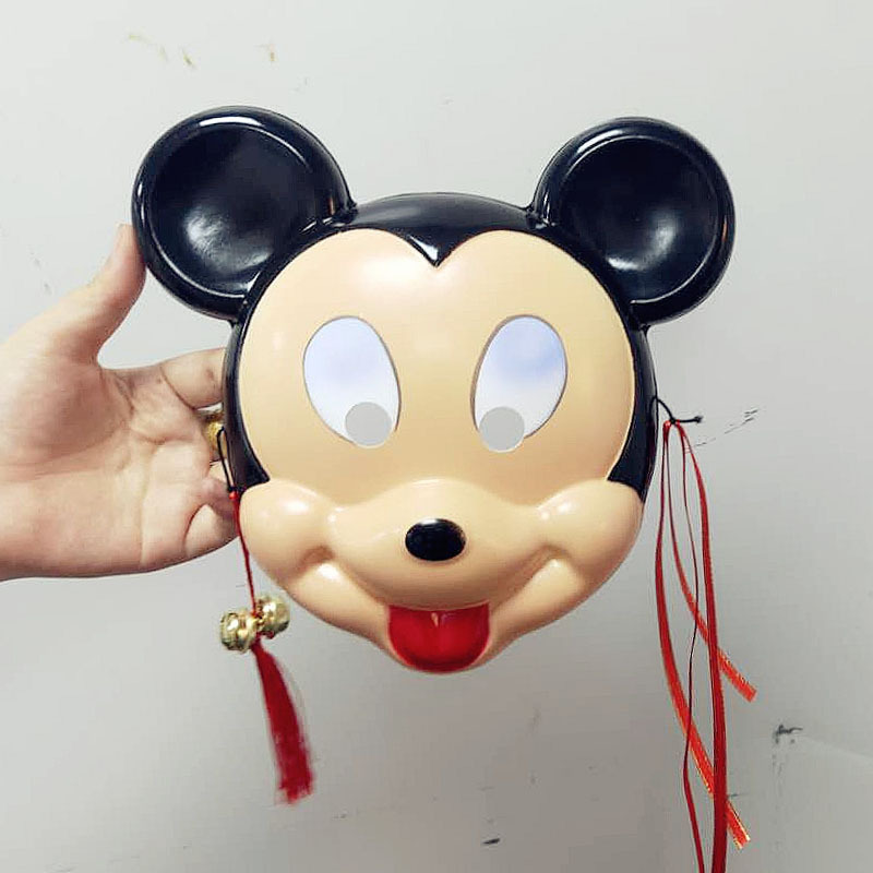 米老鼠米妮儿童节创意卡通动物面具幼儿园游戏角色扮演动物塑料节