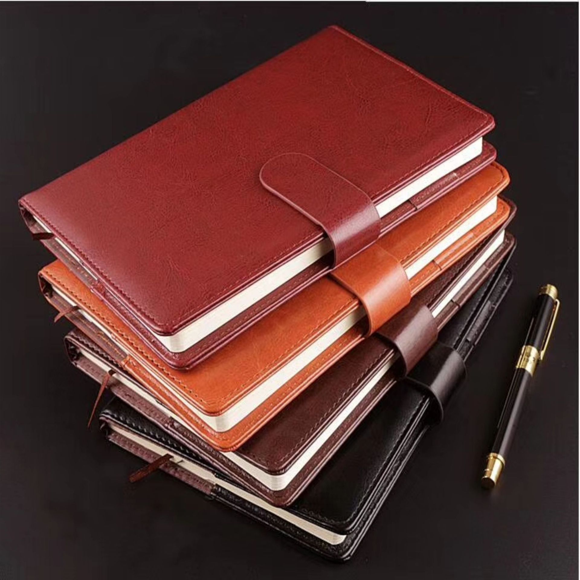 广告笔记本定做办公商务记事本定制pu日记本精装礼盒装创意礼品