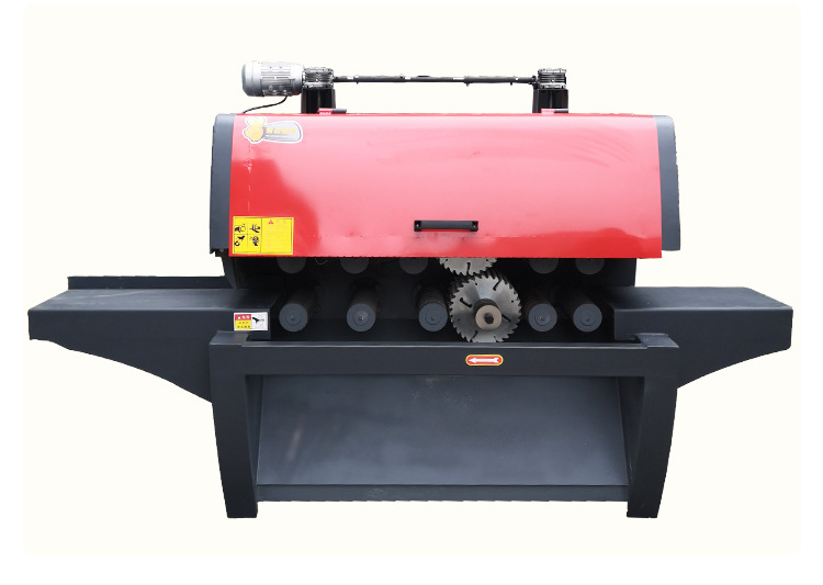 新型全自动圆木多片锯 商用电动圆木方木多片锯 大功率大型锯木机