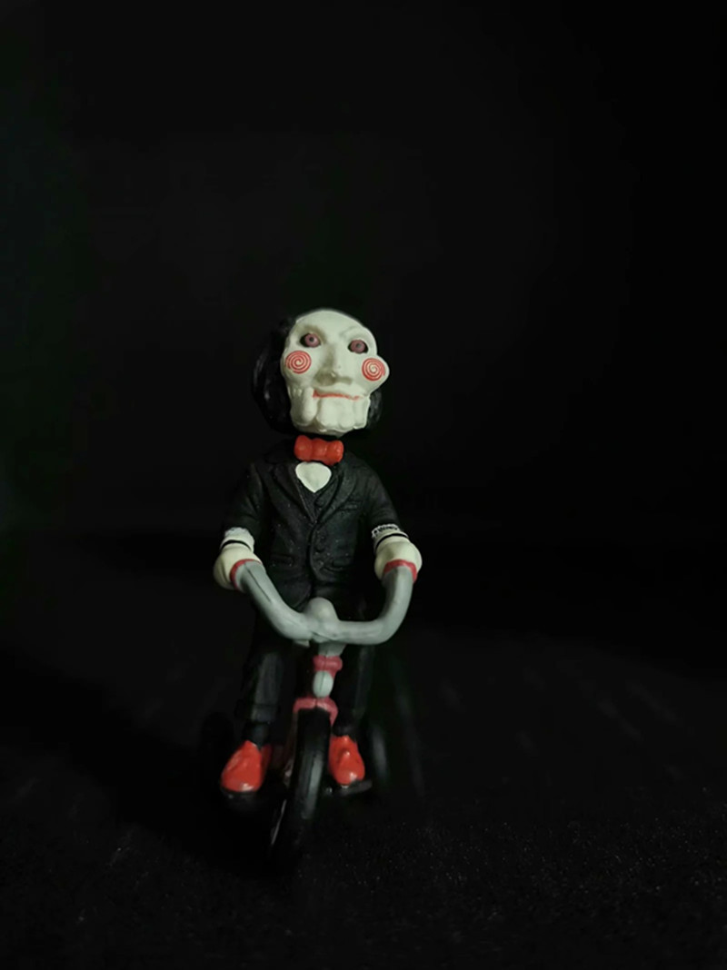 电锯惊魂 billy 骑单车/坐姿 场景 公仔摆件 手机绳挂件 全2款