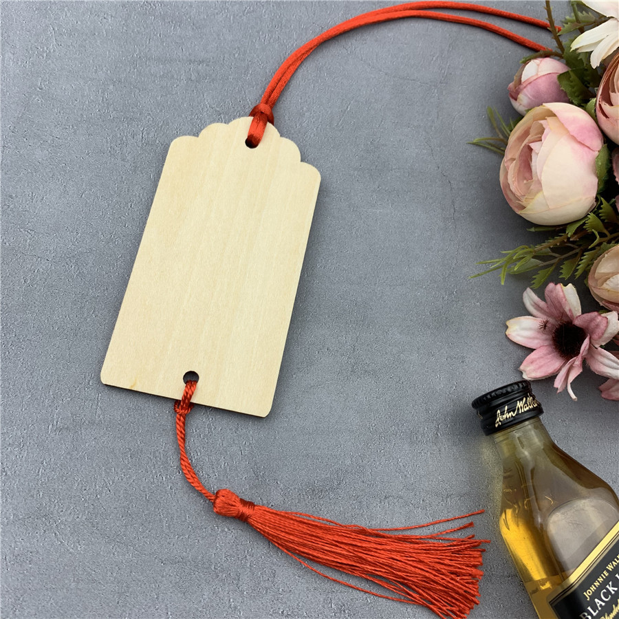 木质许愿牌 祈福牌空白实木牌学业吊牌 装饰挂牌 木牌标签 刻logo