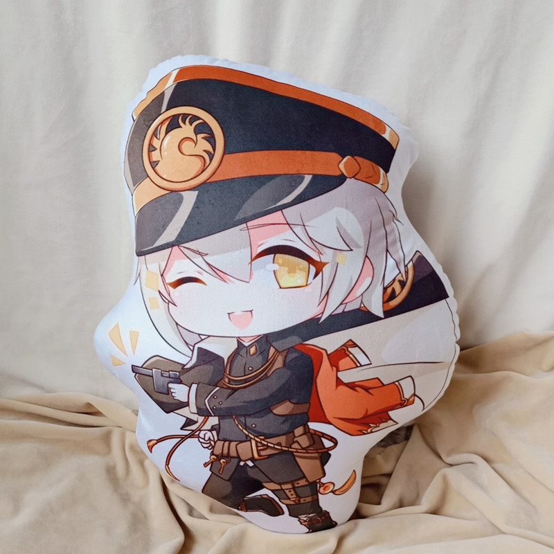 原创食物语抱枕靠垫动漫周边q版佛跳墙双面表情毛绒玩具漫展批发