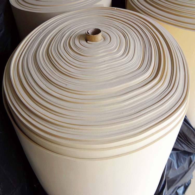 25度黑色回力胶片材 米黄色回力胶板 高弹泡棉背胶卷材加工冲型