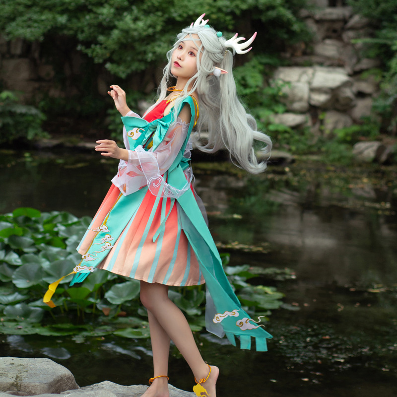 农药cosplay服瑶遇见神鹿可爱古风荣耀游戏套装cosply服装女
