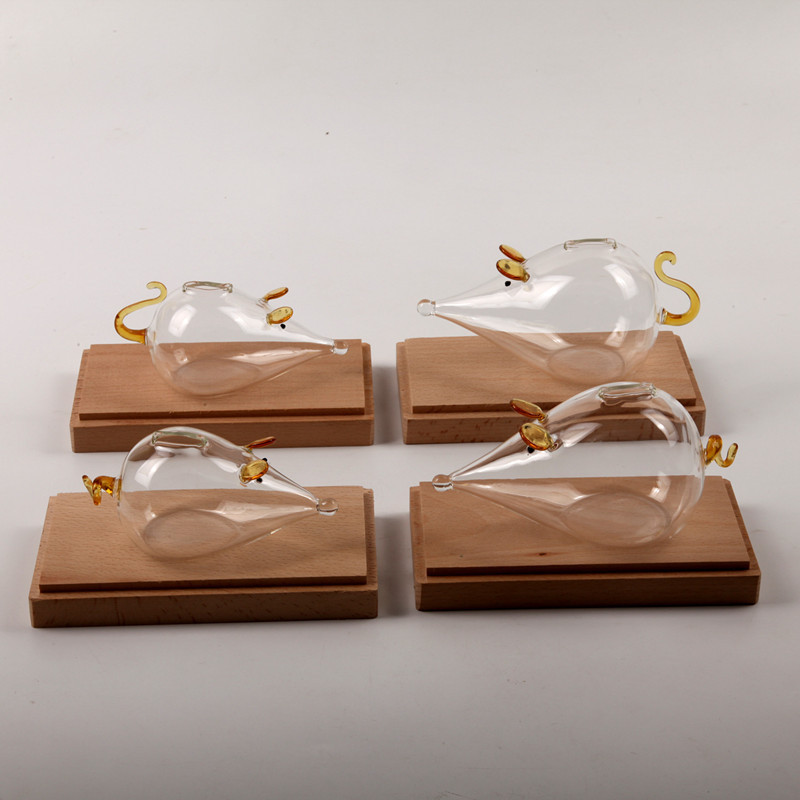 虎年聚会礼品银行金融企业送玻璃老鼠存钱罐摆件情人节