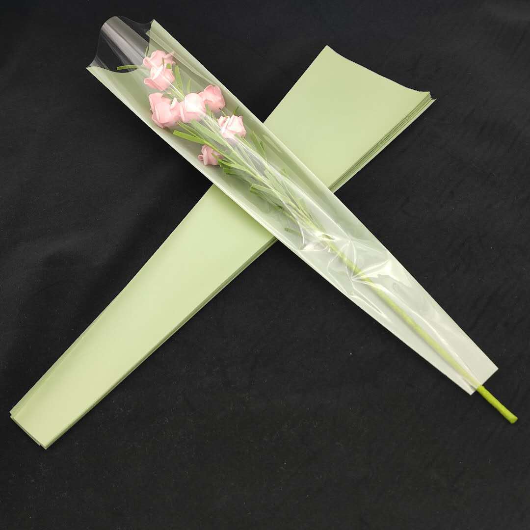 纯色单枝袋 鲜花包装 单枝玫瑰 花店用品 情人节 520 满100元包邮