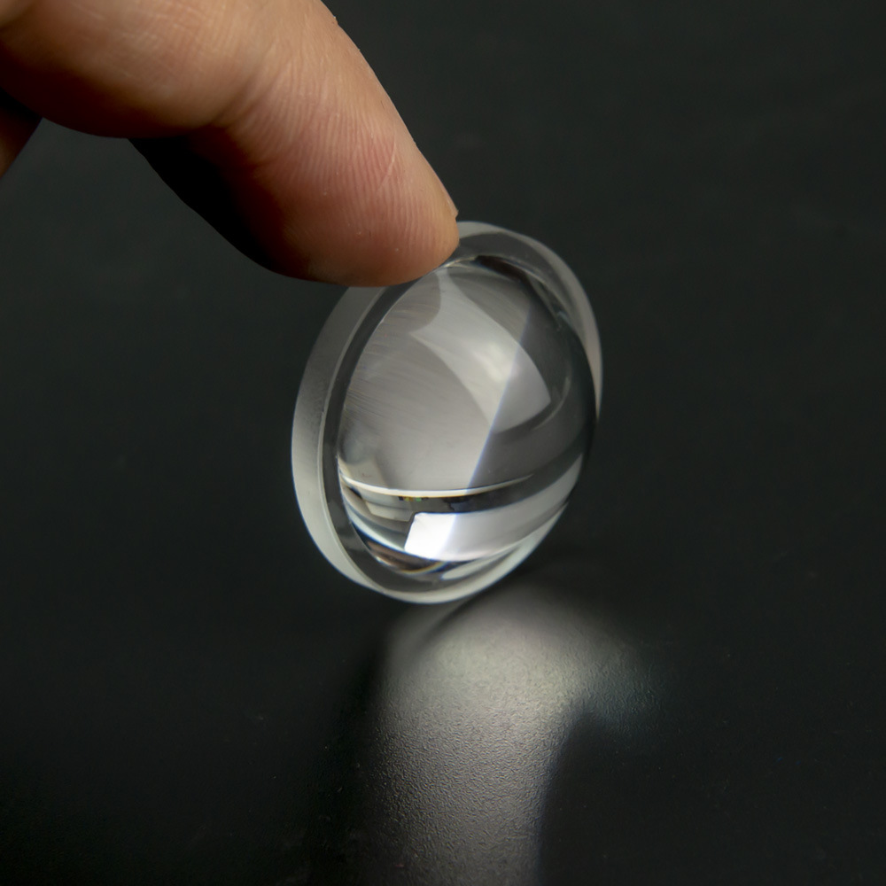 压型非球面透镜光学玻璃镜片凸透镜聚焦设计加工投影仪镜头镜片