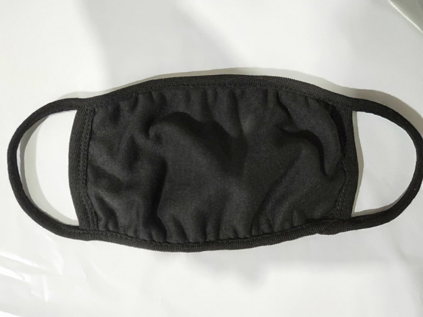 黑色口罩冬款棉布口罩 防尘成人防寒时尚可水洗棉布外贸跨境口罩