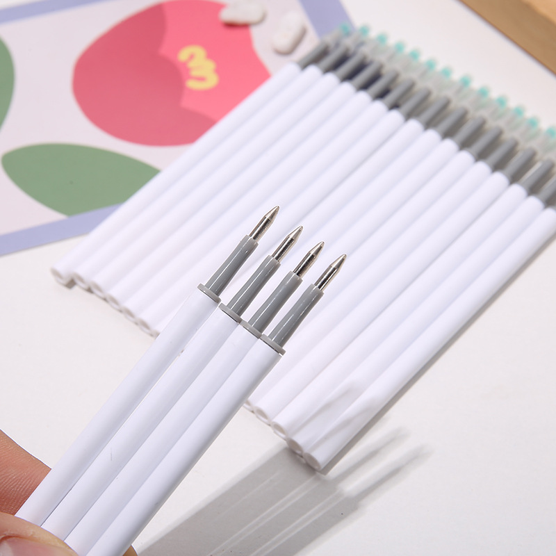 按动笔芯中性笔芯水性笔芯大容量超长耐写办公学习用品 签字笔芯