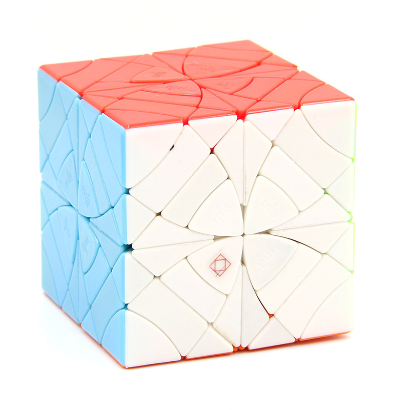 mf8双子星魔方斜转版 转棱斜转直升机加强版异形益智魔方外贸玩具