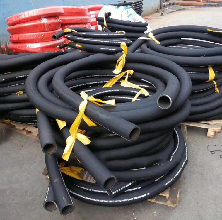 黑色钢丝胶皮管 2寸高压风管51mm 空压机橡胶管 38 40高压气管