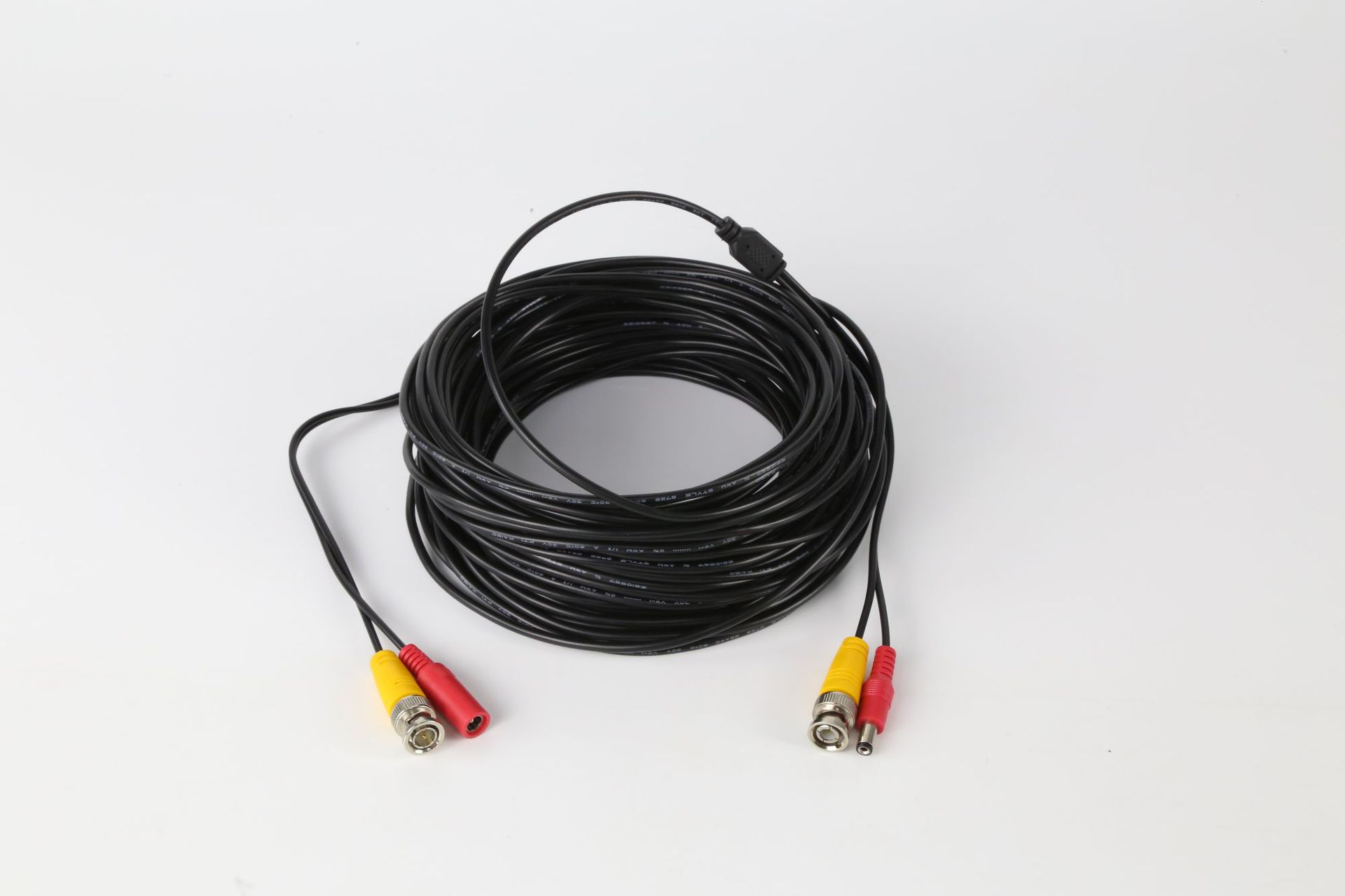 监控摄像头视频线带电源一体线带接头二合一监控视频线