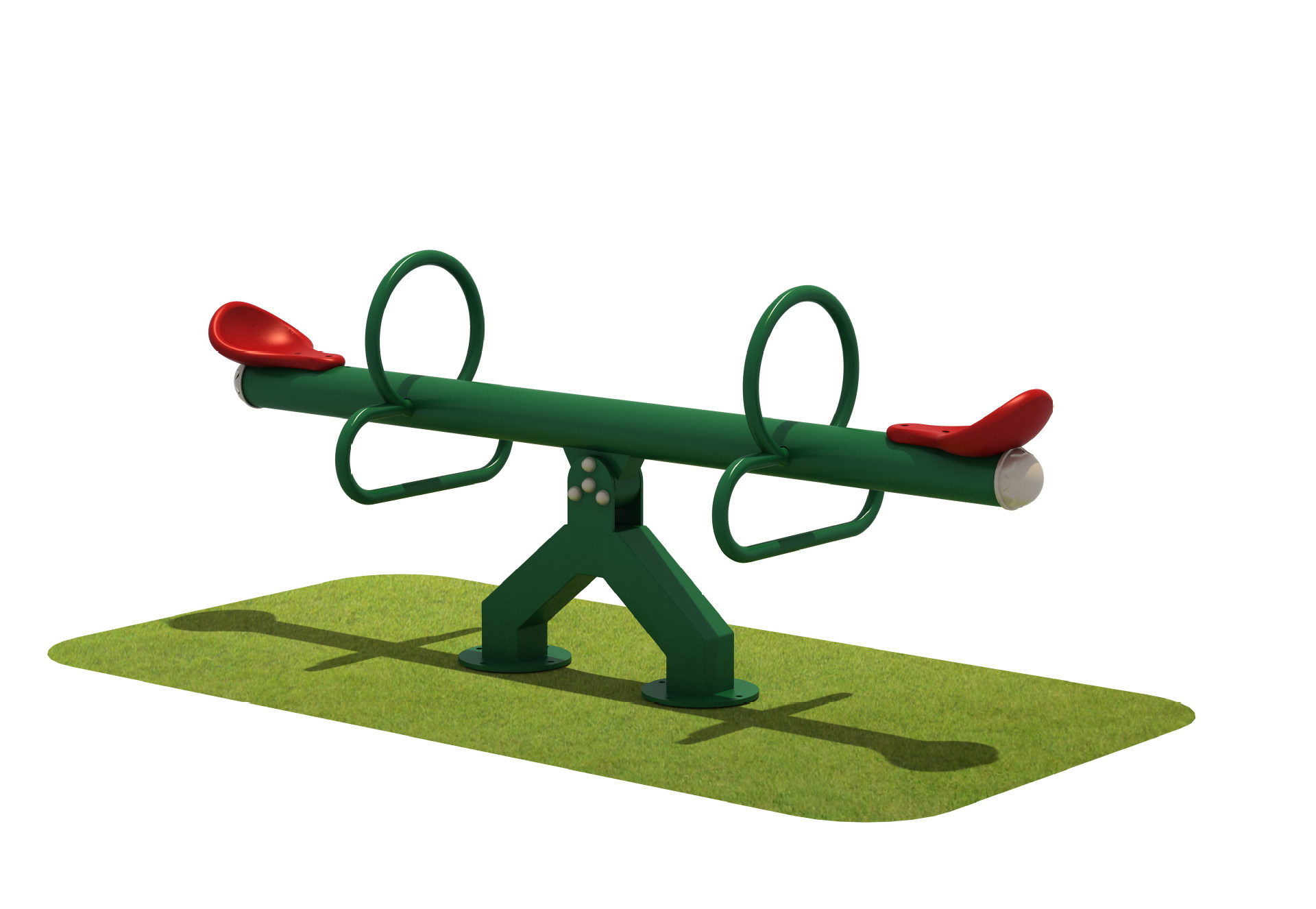 厂家直销幼儿园户外翘翘板摇马室外游乐设施双人四人跷跷板摇摇乐