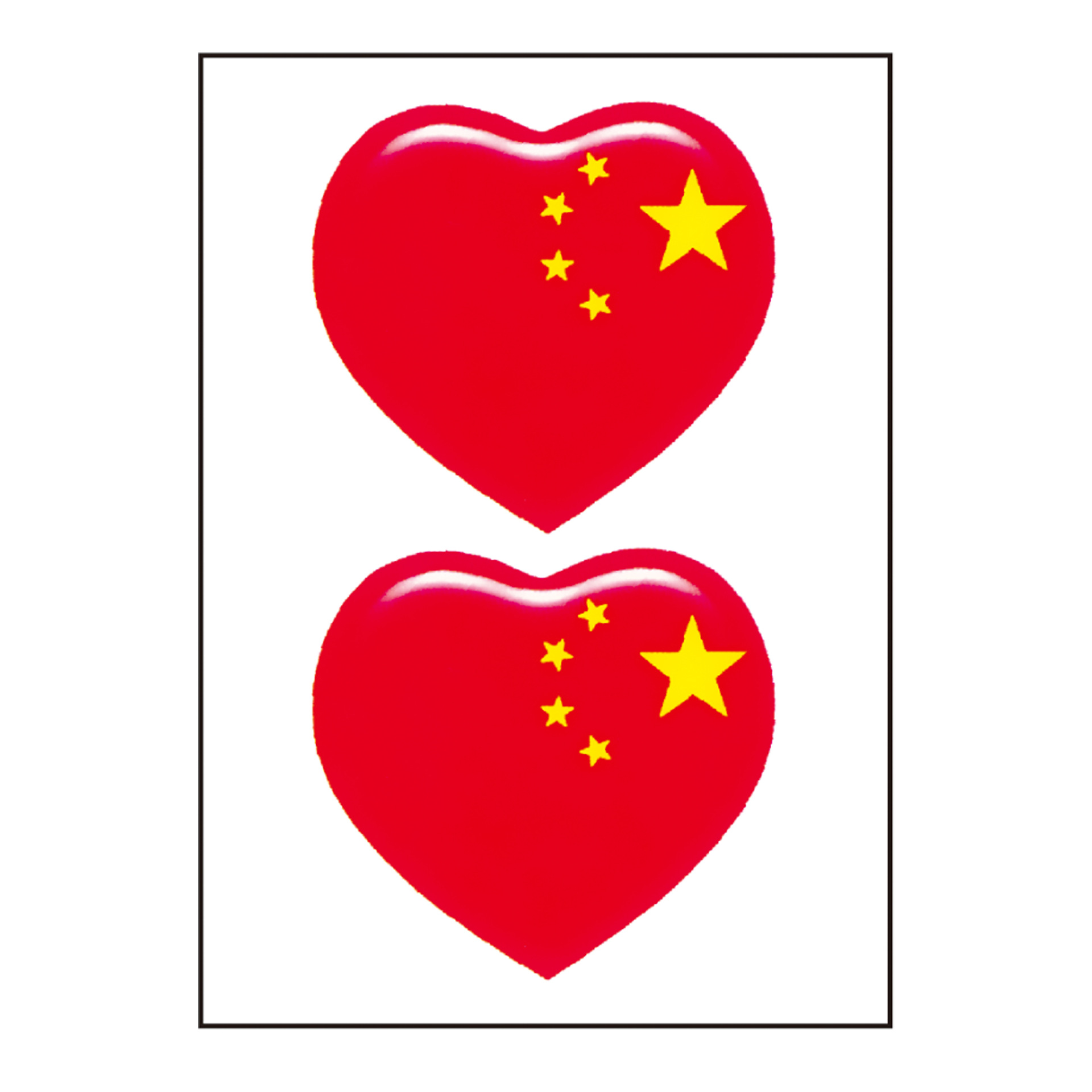 国旗 五星红旗纹身贴 运动会 国庆节脸贴加油 彩虹脸贴文身贴现货