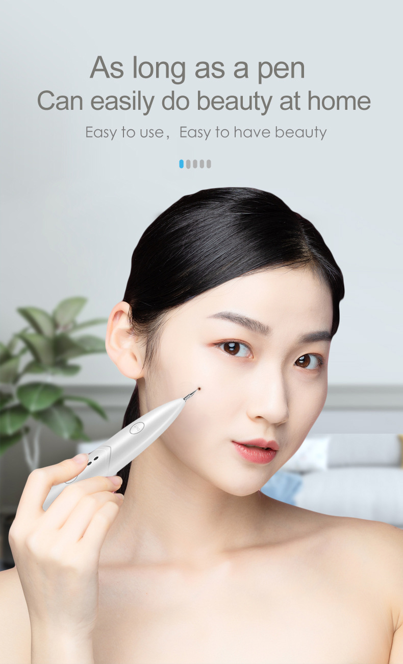 点痣笔迷你点痣笔美容笔去斑笔扫斑笔纹绣家用美容院仪器插电款